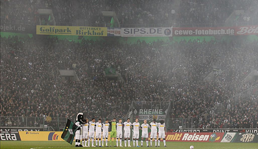 20. Platz: Borussia Mönchengladbach, Borussia-Park. Zuschauerschnitt: 45.681