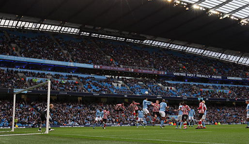 19. Platz: Manchester City, City of Manchester Stadium. Zuschauerschnitt: 45.905