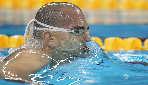 Laszlo Cseh bei der Schwimm-WM in Shanghai: Wer keine Badekappe tragen will, hat - was Frisuren betrifft - eben nicht mehr viele Möglichkeiten