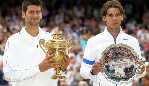 Ein Anblick, an den man sich gewöhnen muss? Djokovic als Sieger, Nadal als geschlagener Finalist