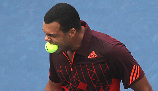 Den Spruch "Du musst eins werden mit dem Ball" hat Jo-Wilfried Tsonga irgendwie falsch verstanden. Vielleicht hatte er bei den US Open aber auch einfach Hunger