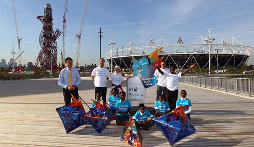 Alles blickt auf London und Olympia 2012. Diese Menschen machen allerdings Werbung für die Paralympics