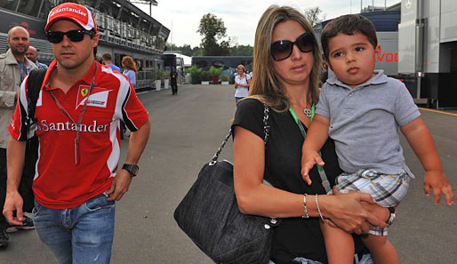 Malen findet der Sohn von Felipe Massa bestimmt auch total super. Stattdessen muss er mit den Eltern aber durch das Fahrerlager der F1 tingeln