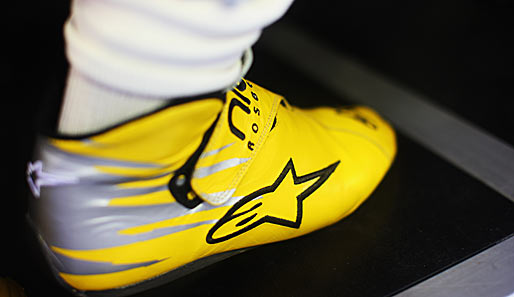 Nico Rosberg gewann dafür den Preis für das quietschigste Schuhwerk mit dem Modell "gelber Blitz"