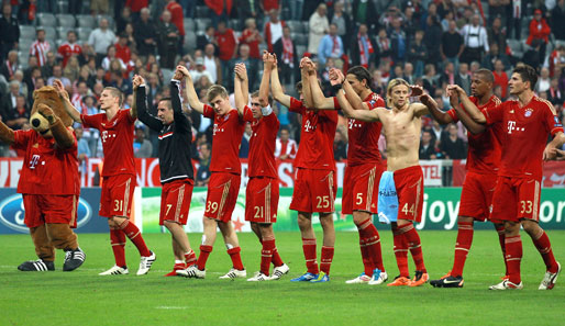 Am Ende bejubelt der FC Bayern seinen elften Pflichtspielsieg in Serie