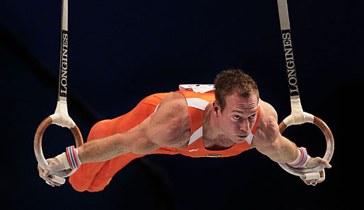 Der schwebende Holländer: Lambertus van Gelder zeigt bei den Kunstturn-Weltmeisterschaften in Tokio Körperbeherrschung