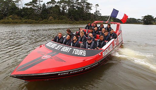 "Alle in einem Boot": Die französische Rugby-Nationalmannschaft nutzt die Zeit vor dem WM-Finale gegen Neuseeland zur Erhohlung
