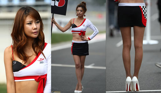 Die schönsten Gridgirls vom Korea-GP in Yeongam