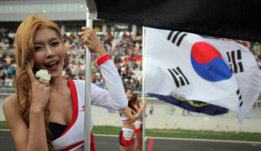Die schönsten Gridgirls vom Korea-GP in Yeongam