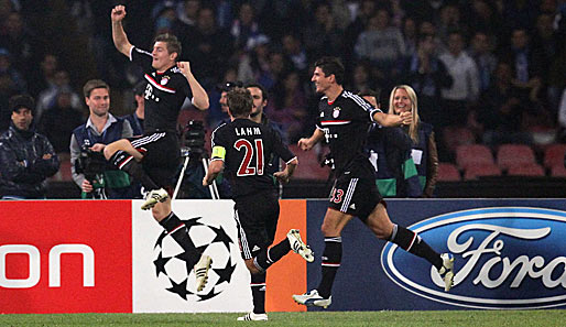 Neapel - Bayern 1:1: Das nennt man Blitzstart - nach gerade mal zwei Minuten schoss Toni Kroos den FC Bayern bereits in Führung