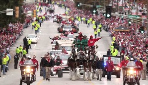 Victory Parade in St. Louis! Nach dem Gewinn der World Series 2011 gegen die Texas Rangers feiert die Mound City ihre Cardinals