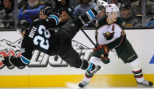 Minnesotas Dan Boyle geht in der NHL in die Horizontale, Dany Heatley bleibt standhaft