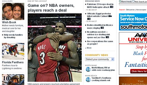 "Beginnt das Spiel?" Der "Miami Herald" will es noch nicht ganz glauben