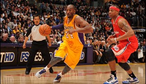 Platz 1: Die Los Angeles Lakers mit Kobe Bryant sind das Maß der Dinge im Marktwert-Ranking. Sage und schreibe 900 Millionen Dollar sind die Black Mamba und Co. wert