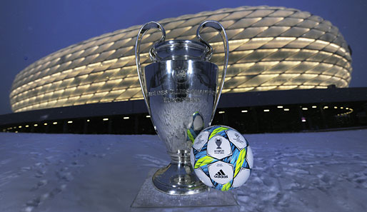 Allianz Arena, Champions-League-Pokal und Ball - diese drei gehören am 19. Mai unzertrennlich zusammen. Nur Schnee gibt es dann hoffentlich nicht mehr