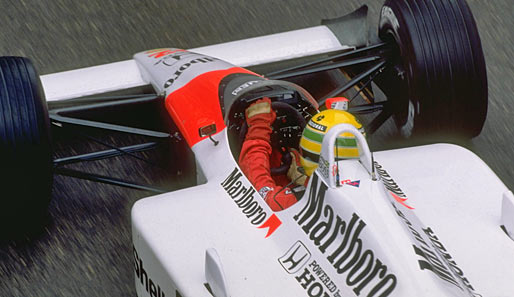 1988: Ayrton Senna fährt einem ungefährdeten Sieg entgegen, bevor er in die Leitplanken kracht