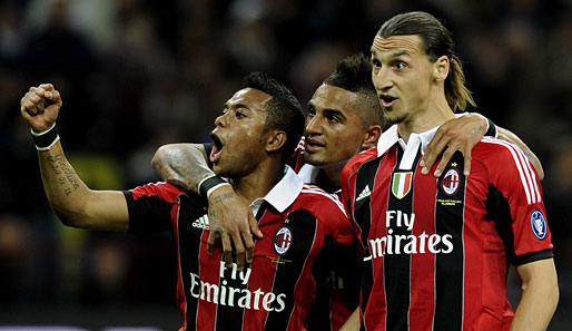 VIZEMEISTER: Der AC Milan verspielte am vorletzten Spieltag gegen Inter die letzte Chance auf den Meistertitel. Am Ende lagen die Mailänder vier Punkte zurück