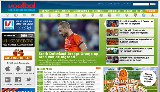 Niederlande: "Starkes Deutschland bringt Oranje an den Rand des Abgrundes" titelt "Voetbal International" furchteinflößend