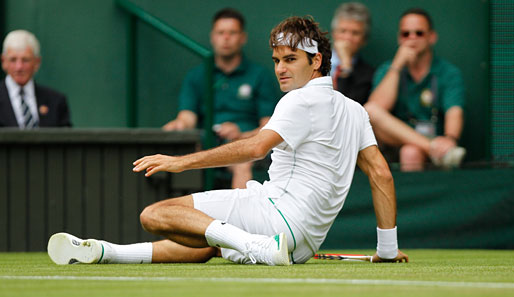 Roger Federer hatte mit dem Italiener Fabio Fognini keine Probleme