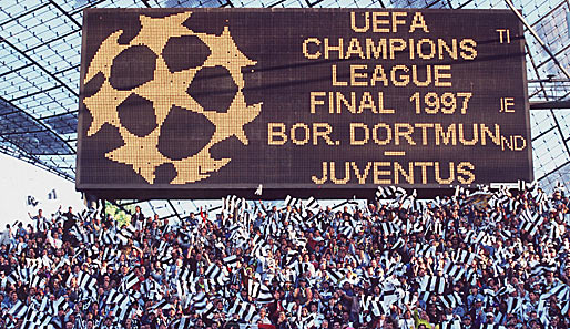Der größte Erfolg: Am 28. Mai 1997 gewann der BVB die Champions League durch einen 3:1-Sieg gegen Juventus Turin