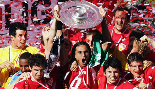 Der größte Erfolg: In der Saison 2006/07 holte der VfB Stuttgart seine dritte Meisterschaft seit der Bundesliga-Gründung