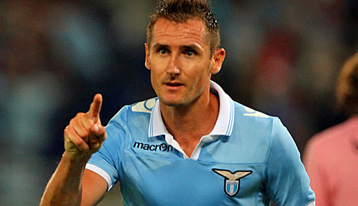 Rang 5: Miroslav Klose von Lazio Rom (15 Tore)
