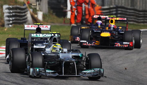Mercedes konnte in den Kampf ums Podium nicht eingreifen. Am Ende reichte es für Michael Schumacher und Nico Rosberg aber immerhin für die Plätze sechs und sieben