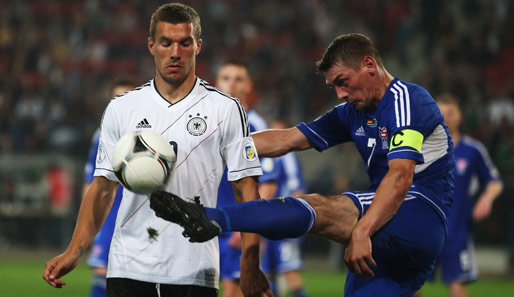 Auch Lukas Podolski durfte noch mitspielen, zu diesem Zeitpunkt mauerten die Gäste jedoch bereits heftig rund um den Strafraum. Aber die Konzentration scheint hoch beim Neu-Gunner