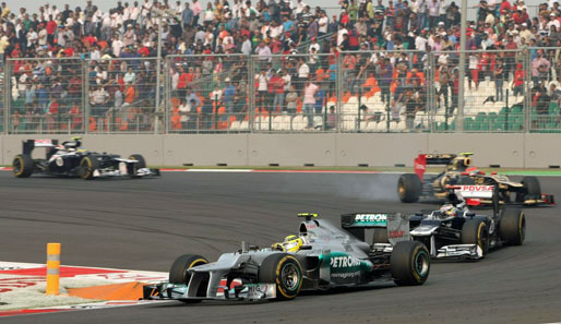 Ein rundenlanger Kampf gegen die schnellere Konkurrenz und am Ende springt nicht mal ein WM-Pünktchen für Nico Rosberg heraus