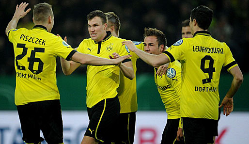 Borussia Dortmund gewann am Ende verdient mit 5:1 und überwintert im DFB-Pokal