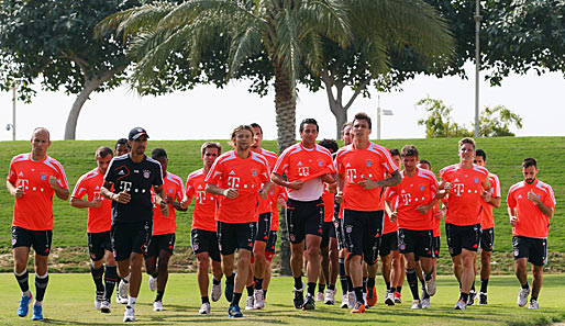 Im Januar 2013 bereiten sich die Münchner im heißen Doha auf die Rückrunde vor und genießen optimale Trainingsbedingungen