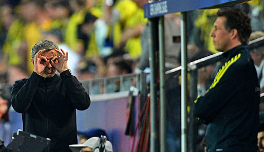 Real-Coach Jose Mourinho sucht die Qualität seiner Mannschaft. Die kann Madrid das ganze Spiel über nicht entfalten
