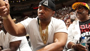 Hip-Hop-Produzent Timbaland sieht dagegen so aus, als hätte er ganz andere Sorgen