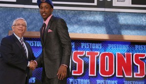8. Pick: Die Detroit Pistons wählen Kentavious Caldwell-Pope (SG/SF, Georgia)