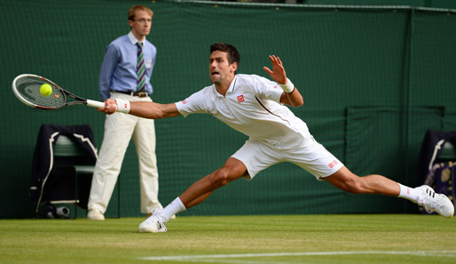 Novak Djokovic schlug auf wie vom anderen Stern und war eine Gummiwand mit flinken Füßen