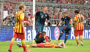 Kurz vor Schluss markierte der eingewechselte Mario Mandzukic das 2:0 für die Bayern und stellte den Endstand her