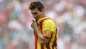 Messi fand die ganze Geschichte in der Arena ohne Iniesta, Xavi und Co. irgendwie nicht so prickelnd