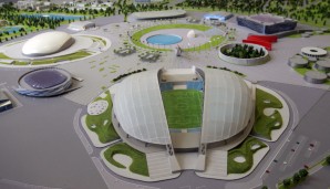 Der Olympic Parc von Sotschi in Kleinformat