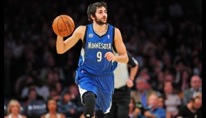 Point Guard: Ricky Rubio (8,4 Punkte, 8,4 Assists, 2,9 Steals)