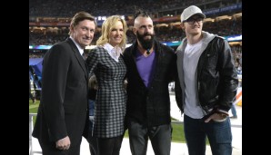 Prominenter Besuch: Wayne "The Great One" Gretzky, seine Frau Janet, MLB-Superstar Brian Wilson und Trevor Gretzky
