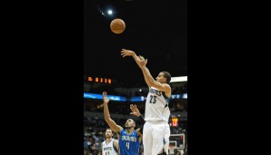 Shooting Guard: Kevin Martin (19,7 Punkte, 3,4 Rebounds)