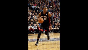 Point Guard: Mario Chalmers (9,3 Punkte, 5,1 Assists, 1,91 Steals)