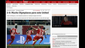 "Zu viel Olympiakos für dieses United" - "El Mundo Deportivo" stimmt in die Kritikflut mit ein. Da kann auch Spider-Iniesta nichts ändern