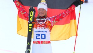 Endlich! Höfl-Riesch sichert Deutschland die zweite Goldmedaille in Sotschi