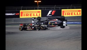 BAHRAIN-GP: Esteban Gutierrez machte in Sakhir unliebsame Bekanntschaft mit Pastor Maldonado