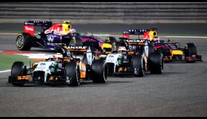 Die Red Bull jagten derweil die Force India. Hülkenberg musste Ricciardo passieren lassen, Perez blieb Dritter