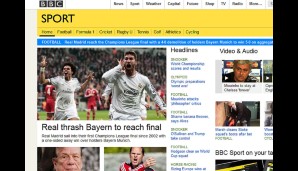 Selbst die "BBC" findet ob Madrids deutlichem Sieg richtig deutliche Worte. Real demoliert Bayern!