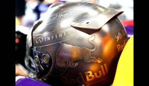 Und Sebastian Vettel ließ seinen Helm verkupfern