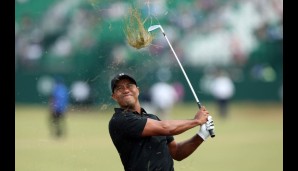 Auch für ihn lief es heute richtig schlecht: Tiger Woods mit einer katastrophalen 77er-Runde