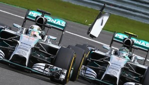 Lewis Hamilton und Nico Rosberg gerieten in Spa aneinander